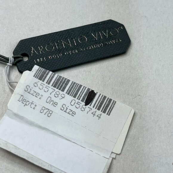 ⭐ Argento Vivo Layered 18K Gold-Plated Cross Sterling Silver Necklace - Picture 13 of 13